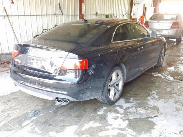 WAURV78T59A052003 - 2009 AUDI S5 QUATTRO BLACK photo 4