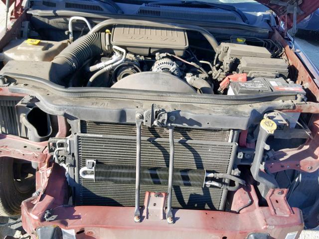 1J8HH48K18C143468 - 2008 JEEP COMMANDER BURGUNDY photo 7