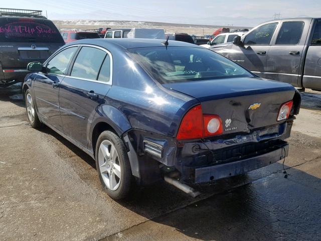 1G1ZB5EB0AF242075 - 2010 CHEVROLET MALIBU LS BLUE photo 3