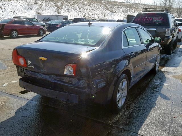1G1ZB5EB0AF242075 - 2010 CHEVROLET MALIBU LS BLUE photo 4