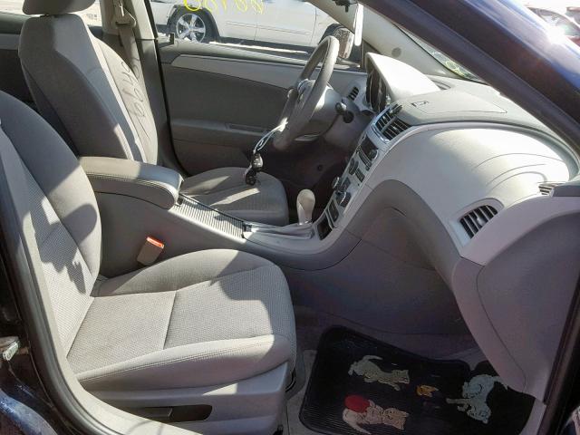 1G1ZB5EB0AF242075 - 2010 CHEVROLET MALIBU LS BLUE photo 5