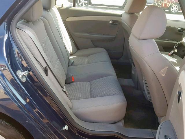 1G1ZB5EB0AF242075 - 2010 CHEVROLET MALIBU LS BLUE photo 6