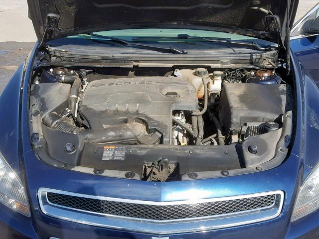 1G1ZB5EB0AF242075 - 2010 CHEVROLET MALIBU LS BLUE photo 7