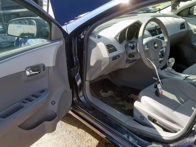 1G1ZB5EB0AF242075 - 2010 CHEVROLET MALIBU LS BLUE photo 9