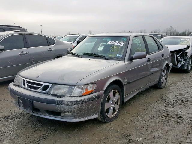 YS3DF58K922012232 - 2002 SAAB 9-3 SE GRAY photo 2