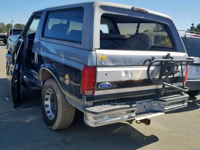 1FMEU15H4SLA87669 - 1995 FORD BRONCO U10 GRAY photo 3