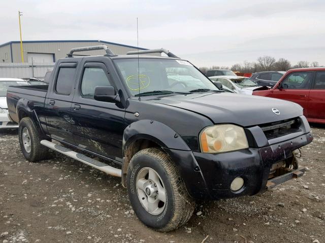 1N6ED29Y92C367525 - 2002 NISSAN FRONTIER C BLACK photo 1