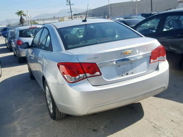 1G1PC5SH6B7291094 - 2011 CHEVROLET CRUZE LS SILVER photo 3