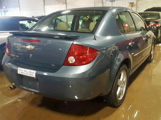 1G1AZ55F567804095 - 2006 CHEVROLET COBALT LTZ BLUE photo 4