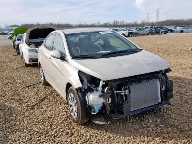 KMHCT4AE4GU167370 - 2016 HYUNDAI ACCENT SE BEIGE photo 1