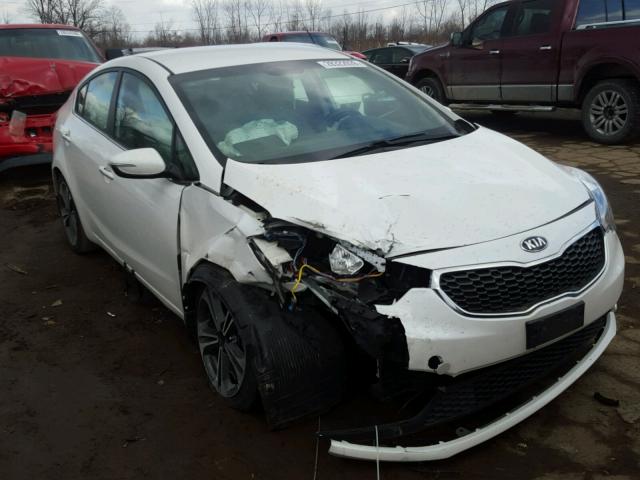 KNAFX4A8XF5335549 - 2015 KIA FORTE EX WHITE photo 1