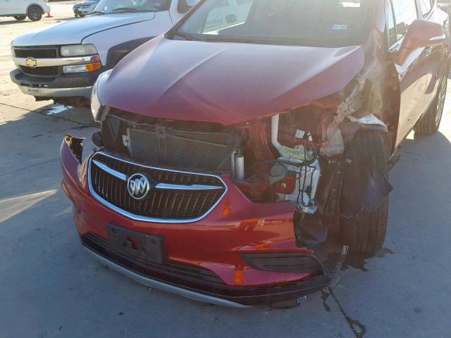 KL4CJASB7JB637448 - 2018 BUICK ENCORE PRE RED photo 9