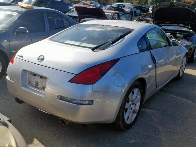 JN1AZ34D34T162575 - 2004 NISSAN 350Z COUPE SILVER photo 4