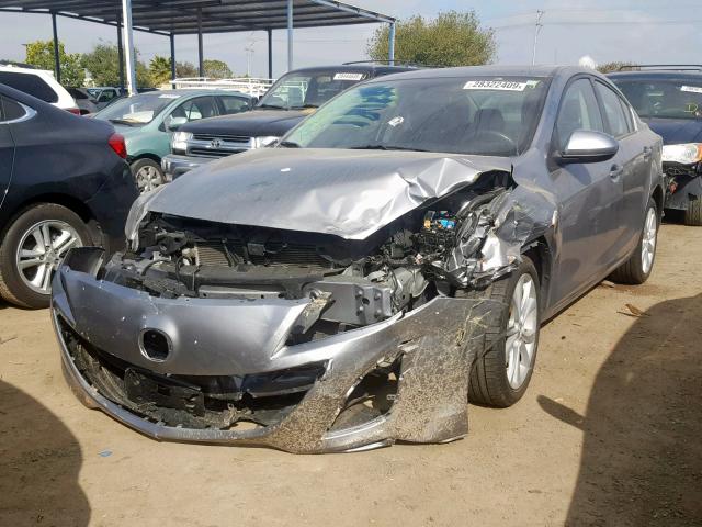 JM1BL1S67A1271172 - 2010 MAZDA 3 S GRAY photo 2