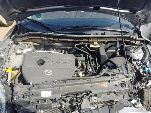 JM1BL1S67A1271172 - 2010 MAZDA 3 S GRAY photo 7