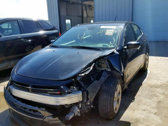 1C3CDFFAXGD796882 - 2016 DODGE DART SXT S BLACK photo 2