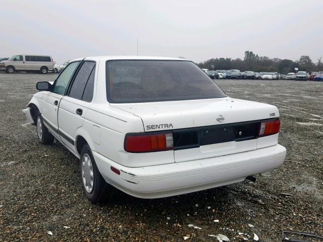 1N4EB31P9PC755076 - 1993 NISSAN SENTRA E WHITE photo 3