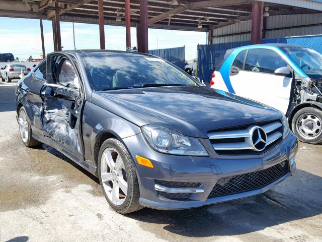 WDDGJ4HBXDG000938 - 2013 MERCEDES-BENZ C 250 BLUE photo 1