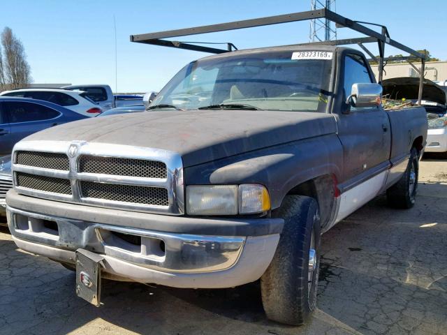 1B7JC26Z5RS503795 - 1994 DODGE RAM 2500 BLACK photo 2