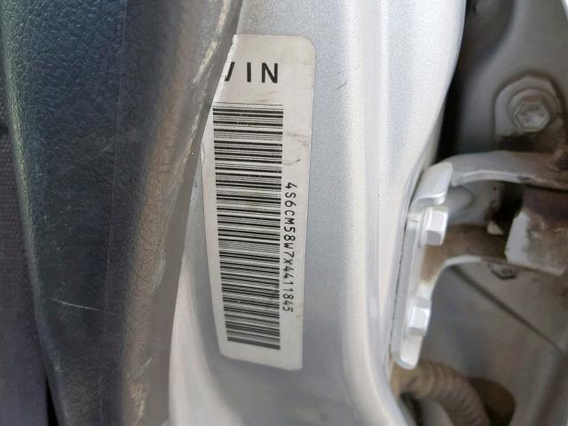 4S6CM58W7X4411845 - 1999 HONDA PASSPORT E 银色 照片 10