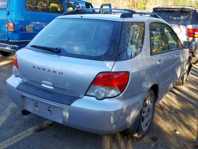 JF1GG655X4H814915 - 2004 SUBARU IMPREZA TS SILVER photo 4