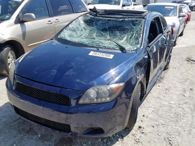 JTKDE167X70163335 - 2007 TOYOTA SCION TC BLUE photo 2