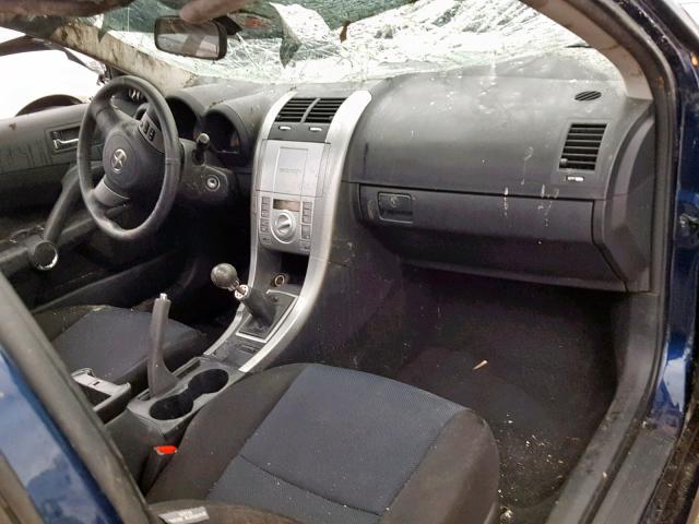 JTKDE167X70163335 - 2007 TOYOTA SCION TC BLUE photo 9