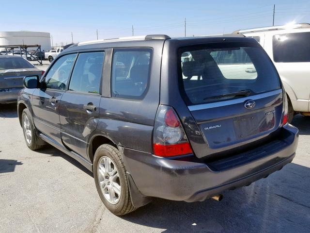 JF1SG66658H713871 - 2008 SUBARU FORESTER S GRAY photo 3