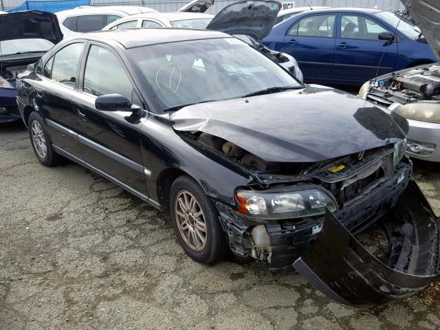 YV1RS61T242319837 - 2004 VOLVO S60 BLACK photo 1