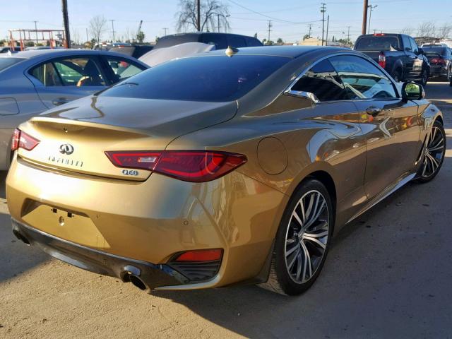 JN1EV7EK3HM360137 - 2017 INFINITI Q60 PREMIU GOLD photo 4