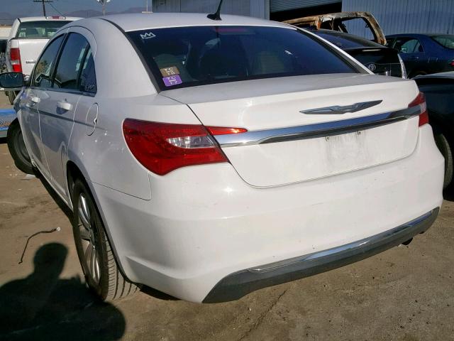 1C3CCBBBXCN127798 - 2012 CHRYSLER 200 TOURIN WHITE photo 3