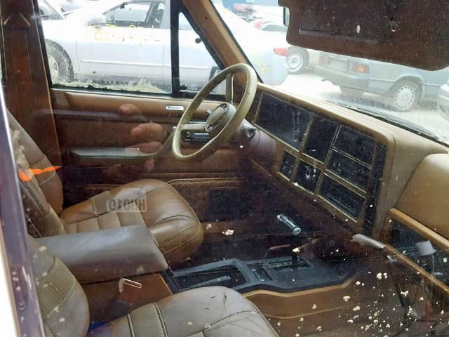 1JCWC7565GT143010 - 1986 JEEP WAGONEER L TWO TONE photo 5