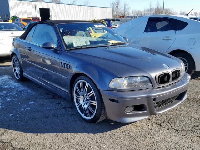 WBSBR93442PK00142 - 2002 BMW M3 GRAY photo 1