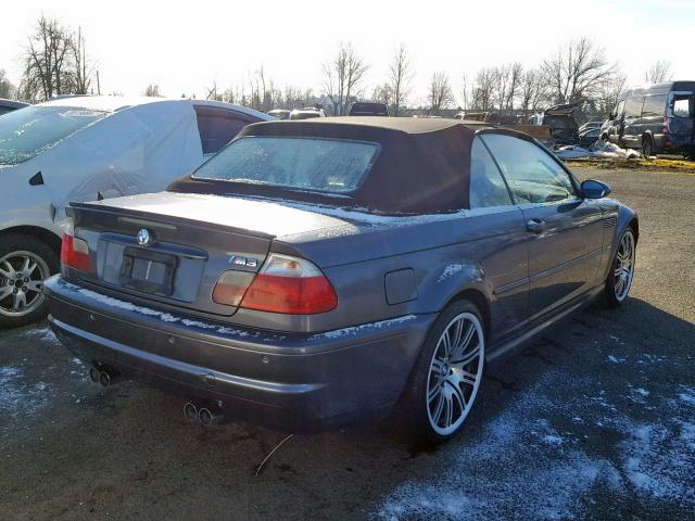 WBSBR93442PK00142 - 2002 BMW M3 GRAY photo 4