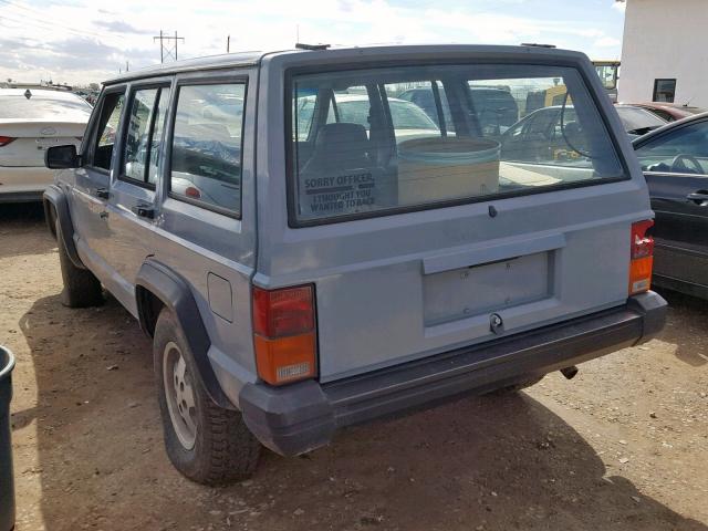 1J4FJ28L7KL404488 - 1989 JEEP CHEROKEE GRAY photo 3