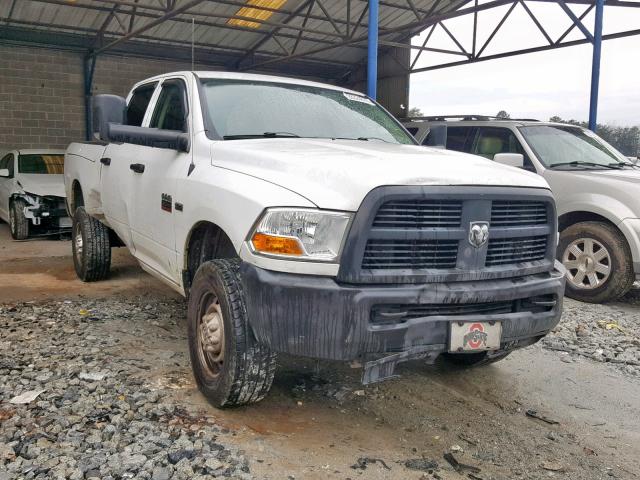 3C6TD5CT4CG134912 - 2012 DODGE RAM 2500 S WHITE photo 1