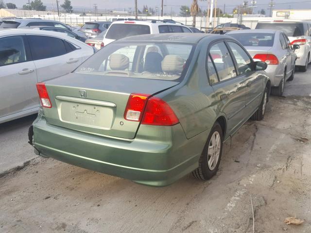 2HGES16394H580584 - 2004 HONDA CIVIC DX V GREEN photo 4