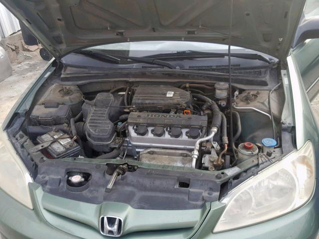 2HGES16394H580584 - 2004 HONDA CIVIC DX V GREEN photo 7