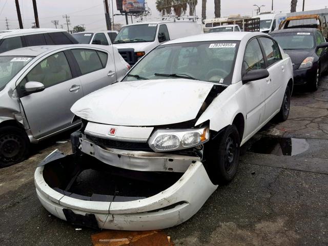 1G8AZ52F53Z122548 - 2003 SATURN ION LEVEL WHITE photo 2