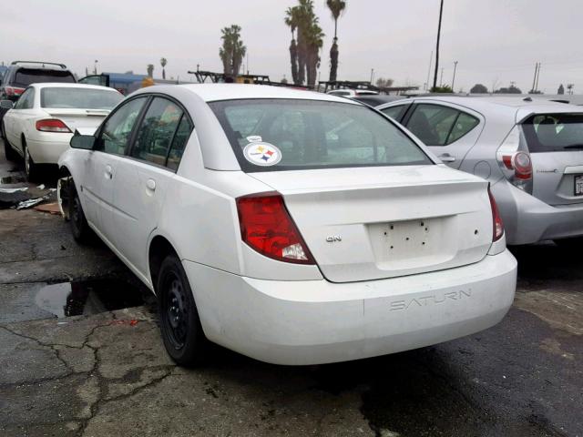 1G8AZ52F53Z122548 - 2003 SATURN ION LEVEL WHITE photo 3