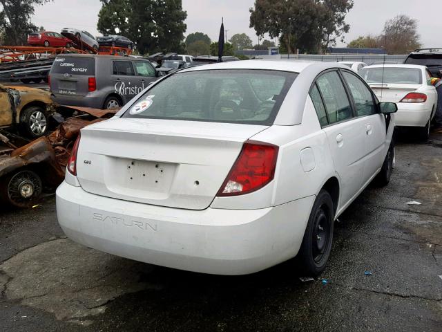1G8AZ52F53Z122548 - 2003 SATURN ION LEVEL WHITE photo 4