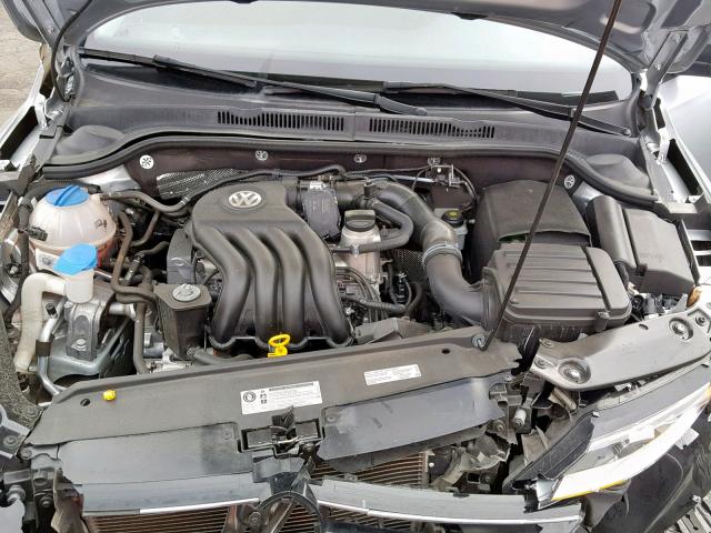 3VW2K7AJXFM408012 - 2015 VOLKSWAGEN JETTA BASE SILVER photo 7
