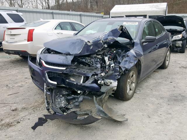 1G11B5SLXEF144042 - 2014 CHEVROLET MALIBU LS BLUE photo 2