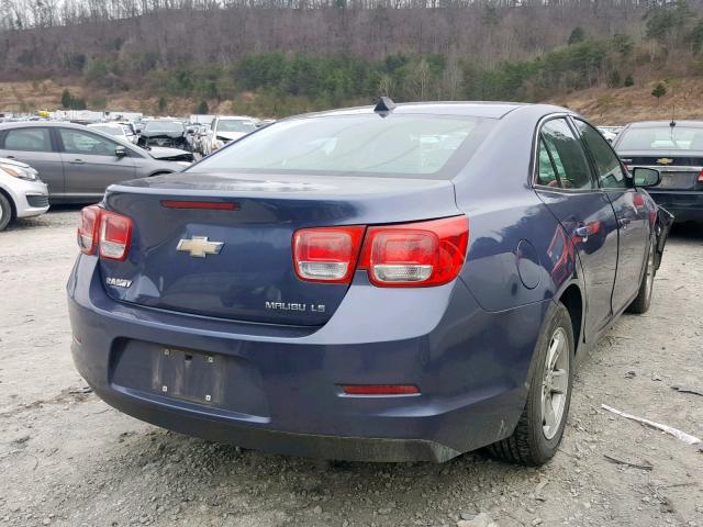 1G11B5SLXEF144042 - 2014 CHEVROLET MALIBU LS BLUE photo 4