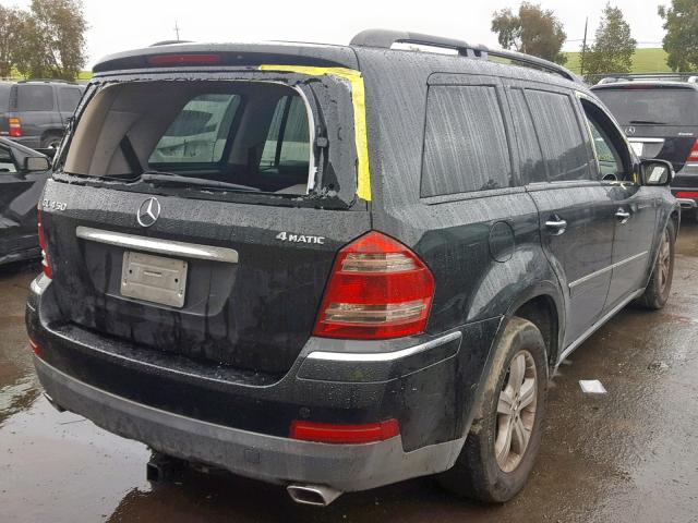 4JGBF71E57A139387 - 2007 MERCEDES-BENZ GL 450 4MA BLACK photo 4