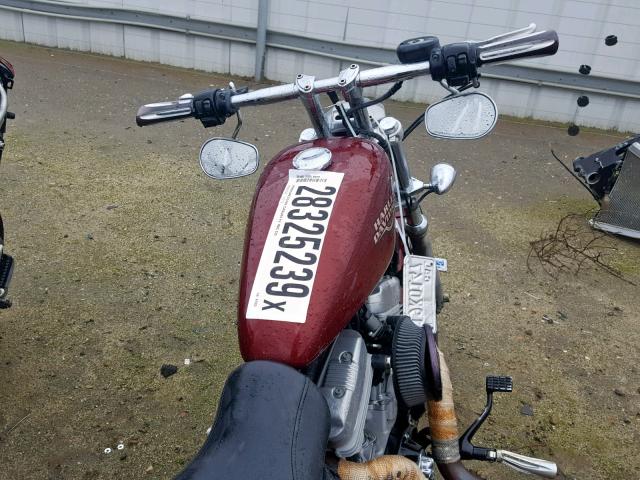 1HD4CR2348K435834 - 2008 HARLEY-DAVIDSON XL883 L MAROON photo 5