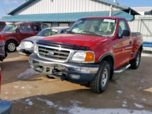 2FTRF08264CA21610 - 2004 FORD F-150 HERI RED photo 2