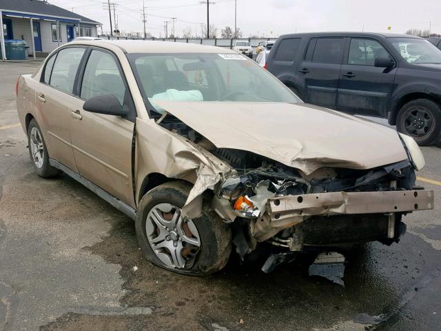 1G1ZS51886F254007 - 2006 CHEVROLET MALIBU LS GOLD photo 1