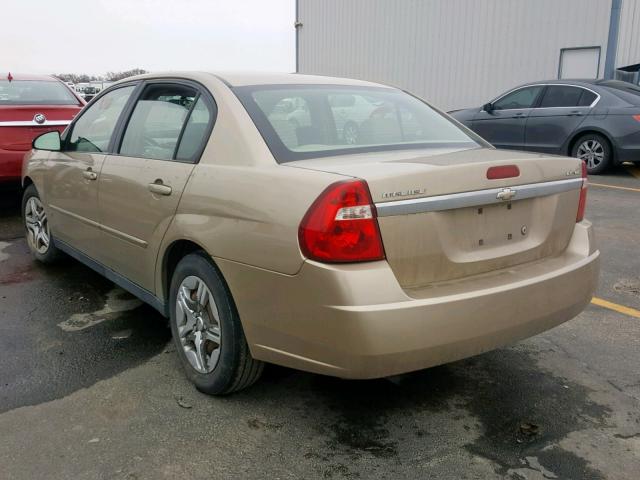 1G1ZS51886F254007 - 2006 CHEVROLET MALIBU LS GOLD photo 3
