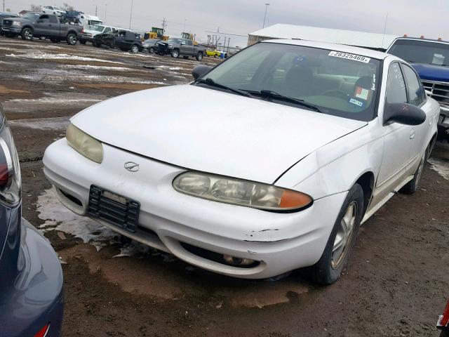 1G3NL52E64C162741 - 2004 OLDSMOBILE ALERO GL WHITE photo 2